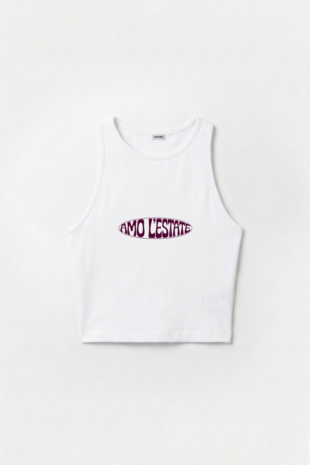 Crop Top "Amo l'estate, odio il caldo"