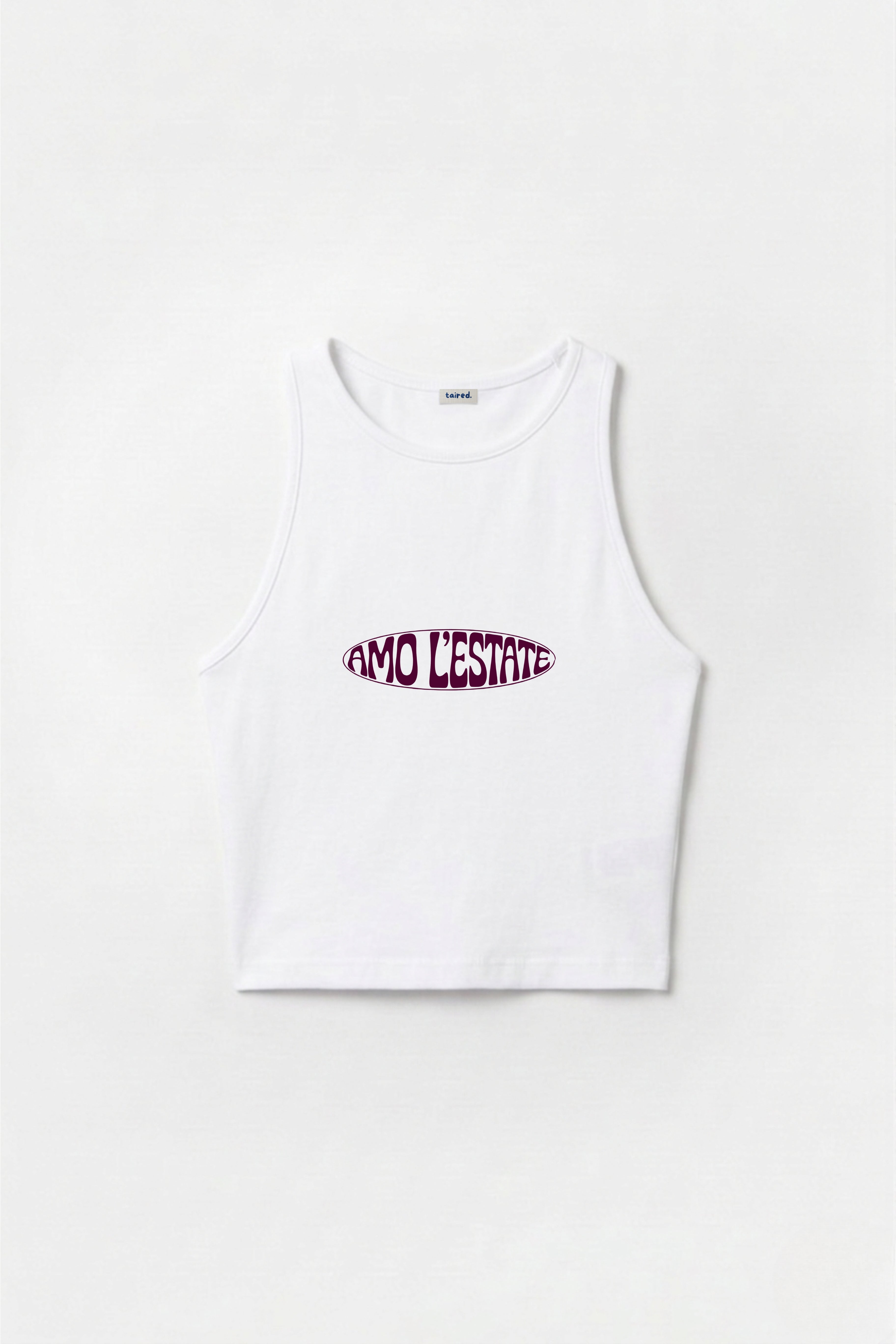 Crop Top "Amo l'estate, odio il caldo"