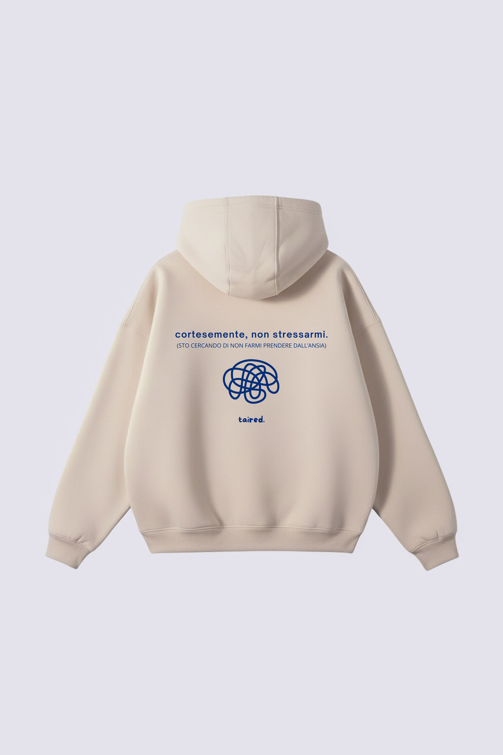 Hoodie "Cortesemente, non stressarmi"