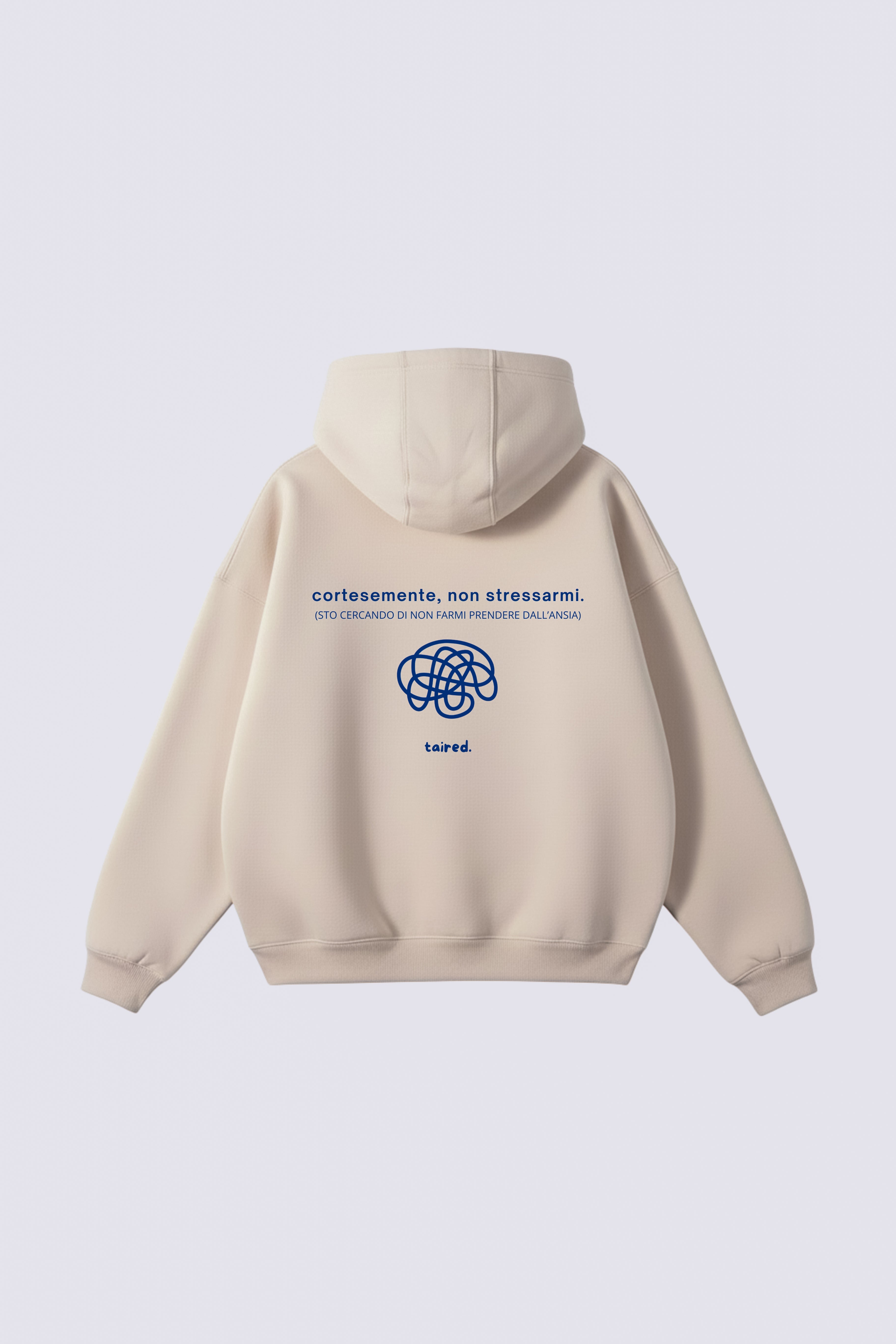 Hoodie "Cortesemente, non stressarmi"