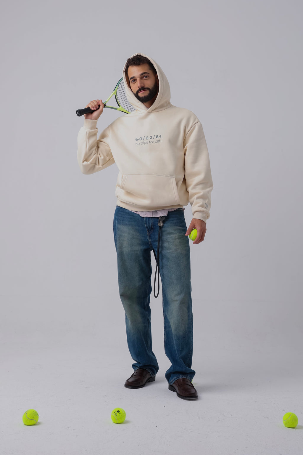 Hoodie "No trips for cats"