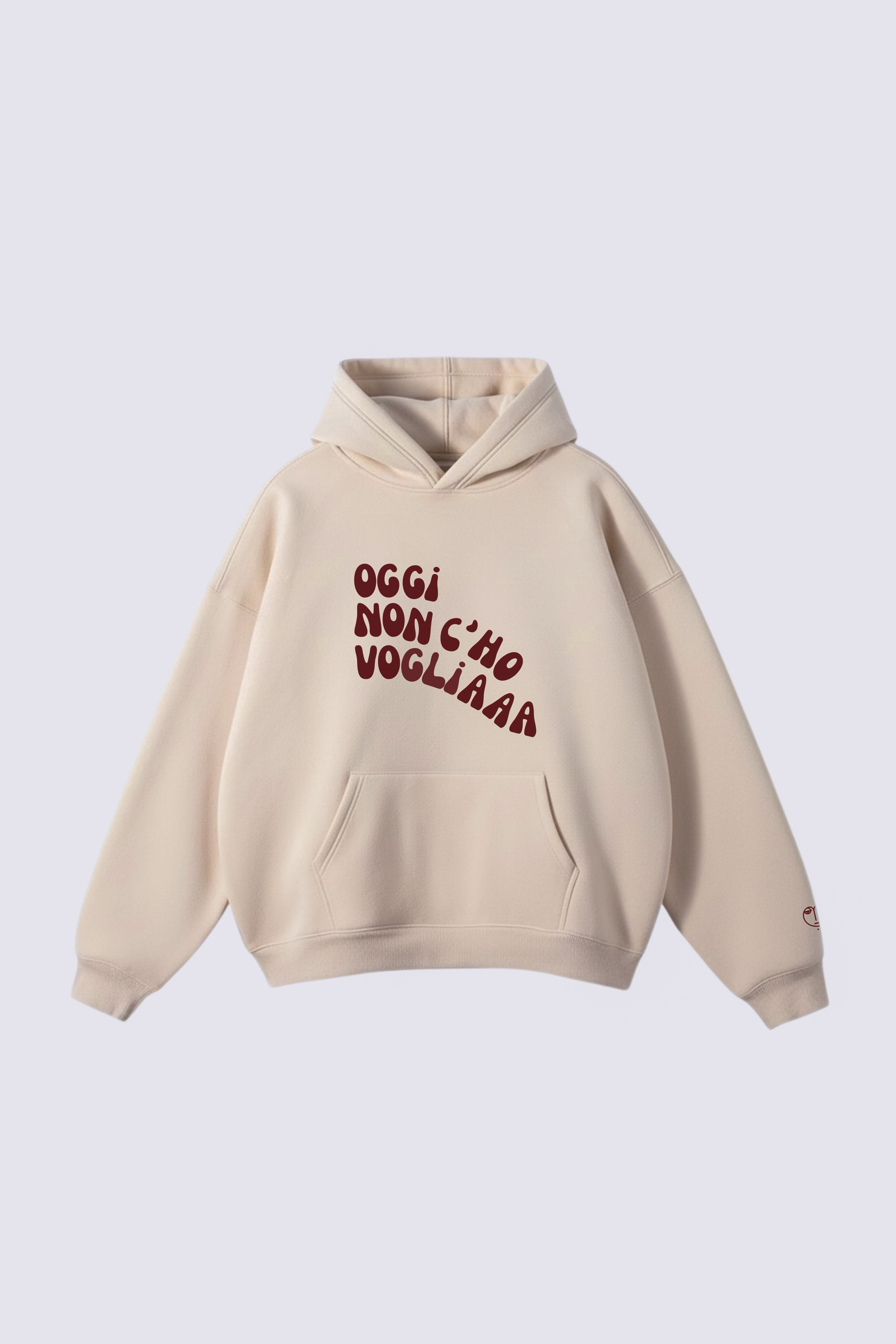 Hoodie "Oggi non c'ho voglia"