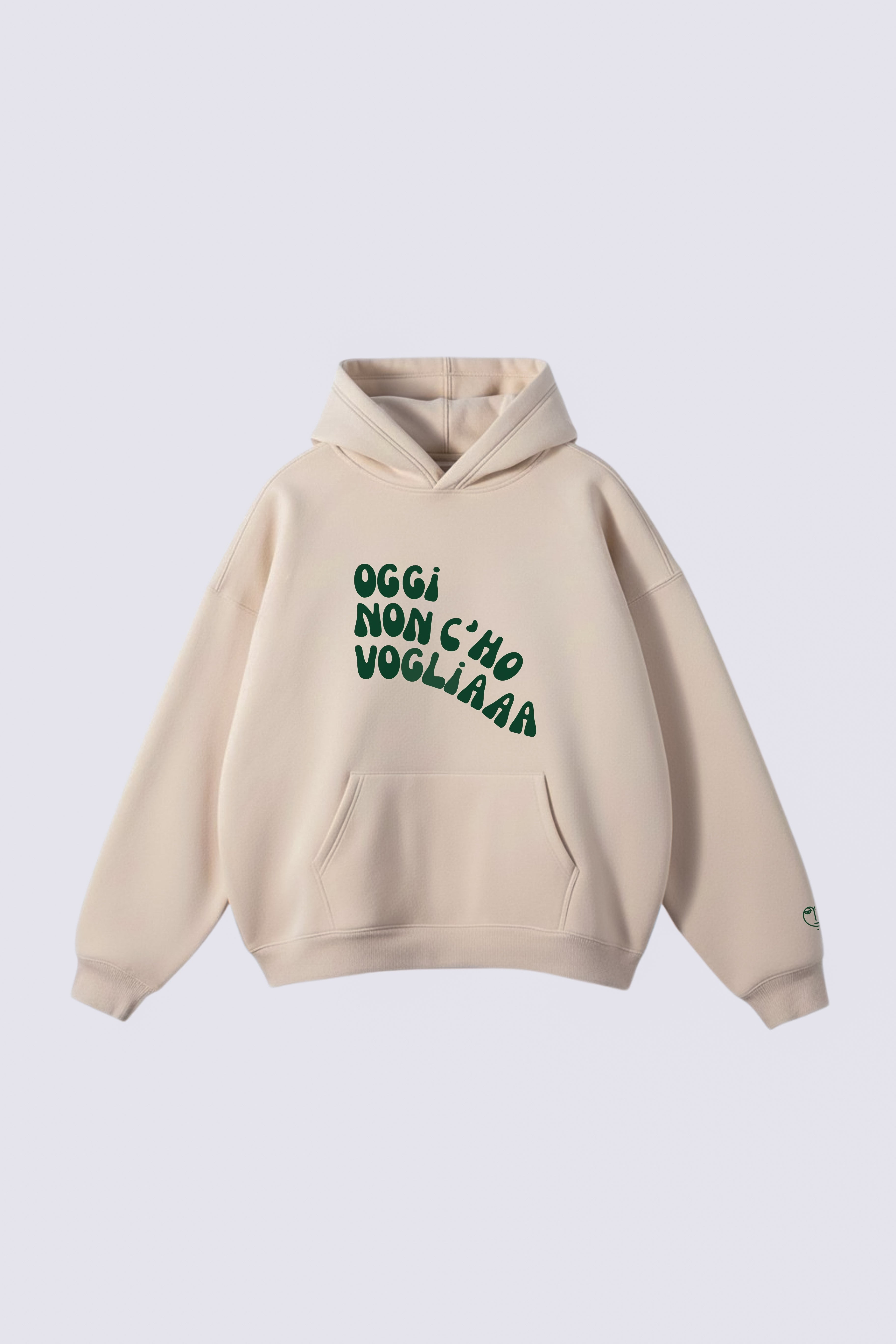 Hoodie "Oggi non c'ho voglia"