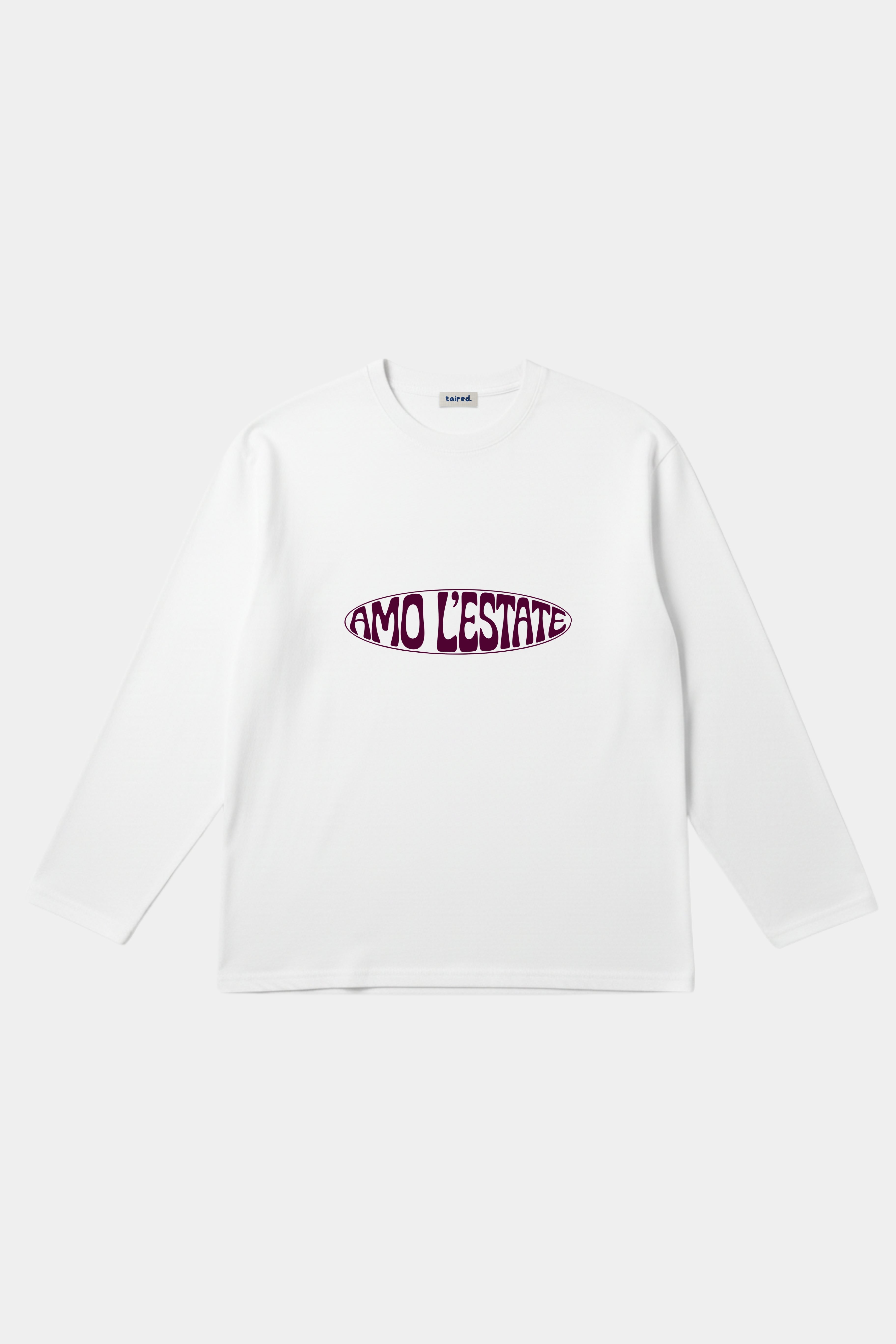 Longsleeve "Amo l'estate, odio il caldo"
