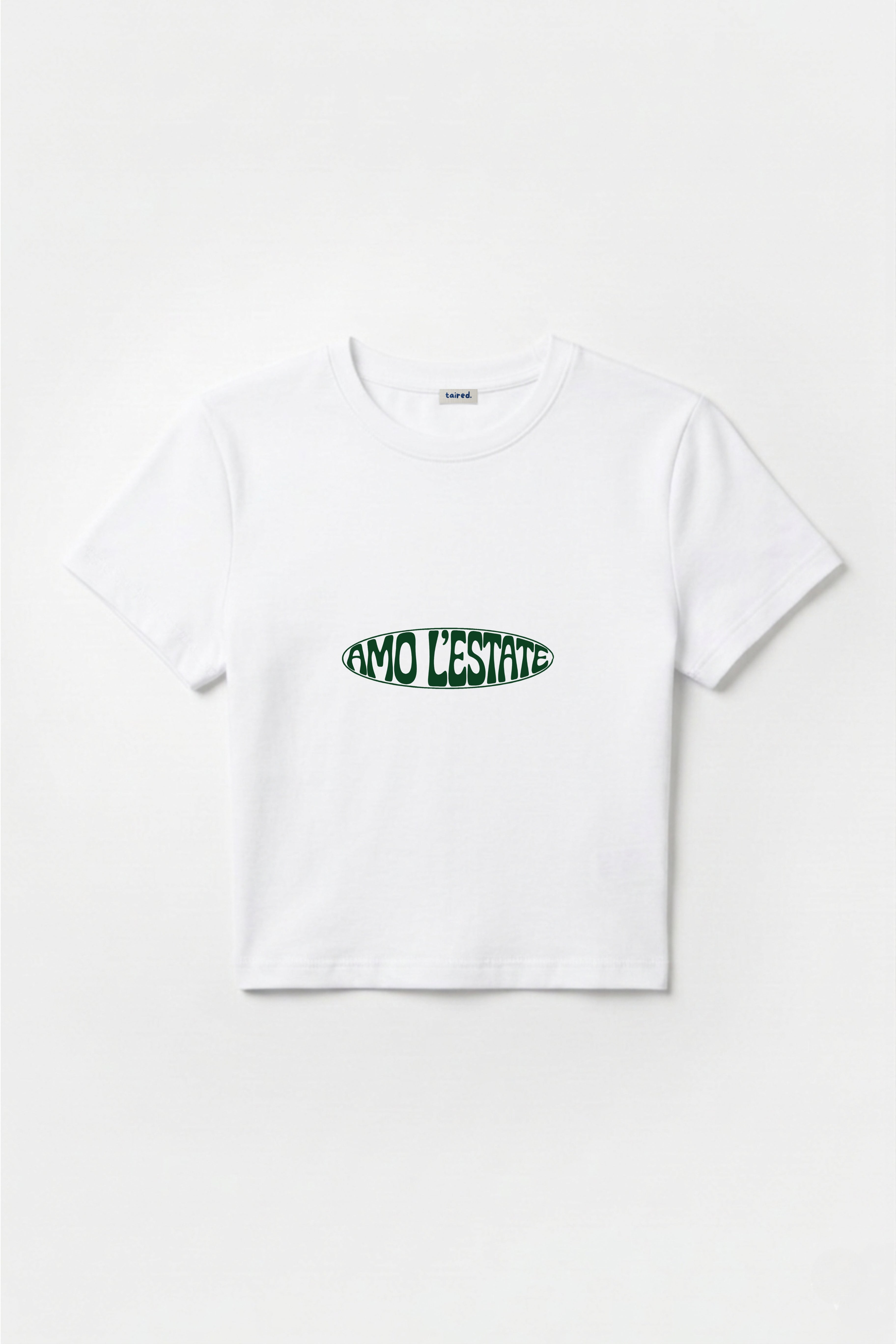 Baby Tee "Amo l'estate, odio il caldo"
