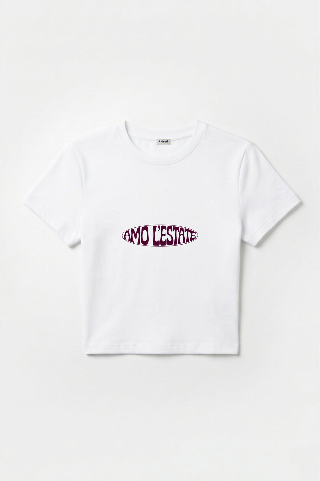 Baby Tee "Amo l'estate, odio il caldo"