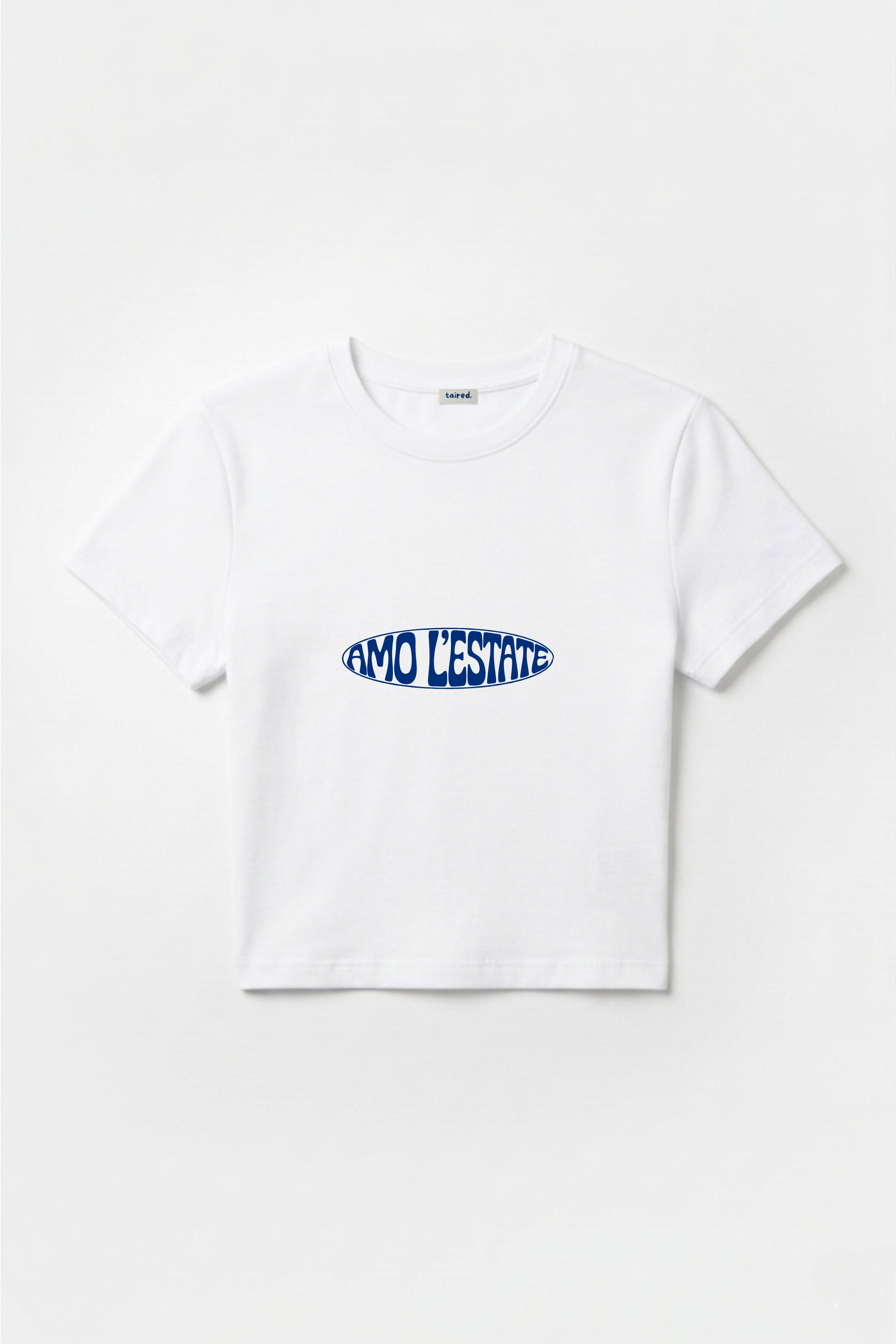 Baby Tee "Amo l'estate, odio il caldo"