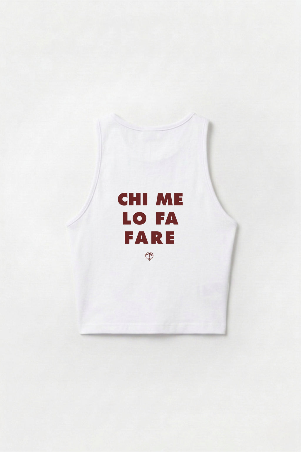 Crop Top "Chi me lo fa fare"