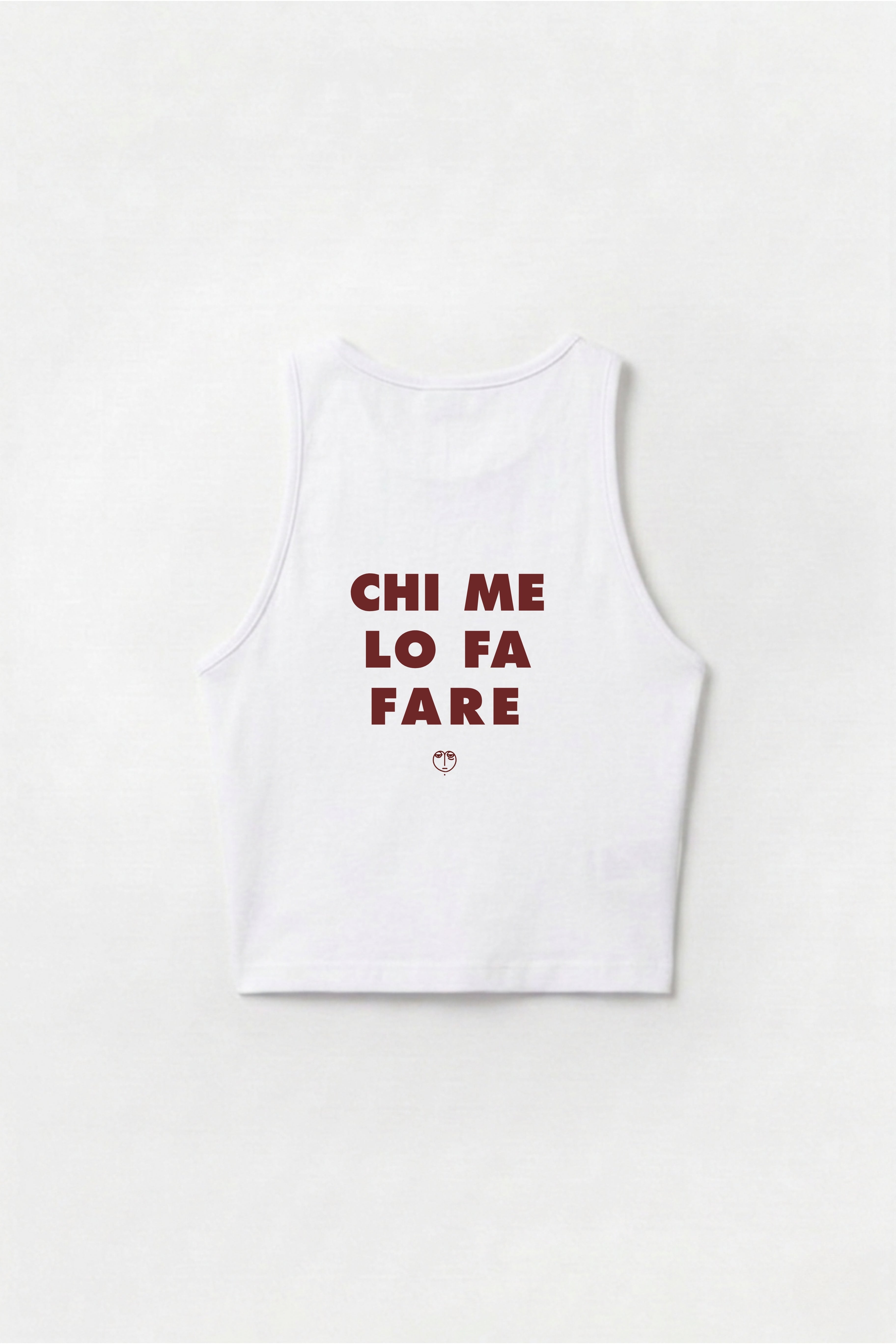 Crop Top "Chi me lo fa fare"