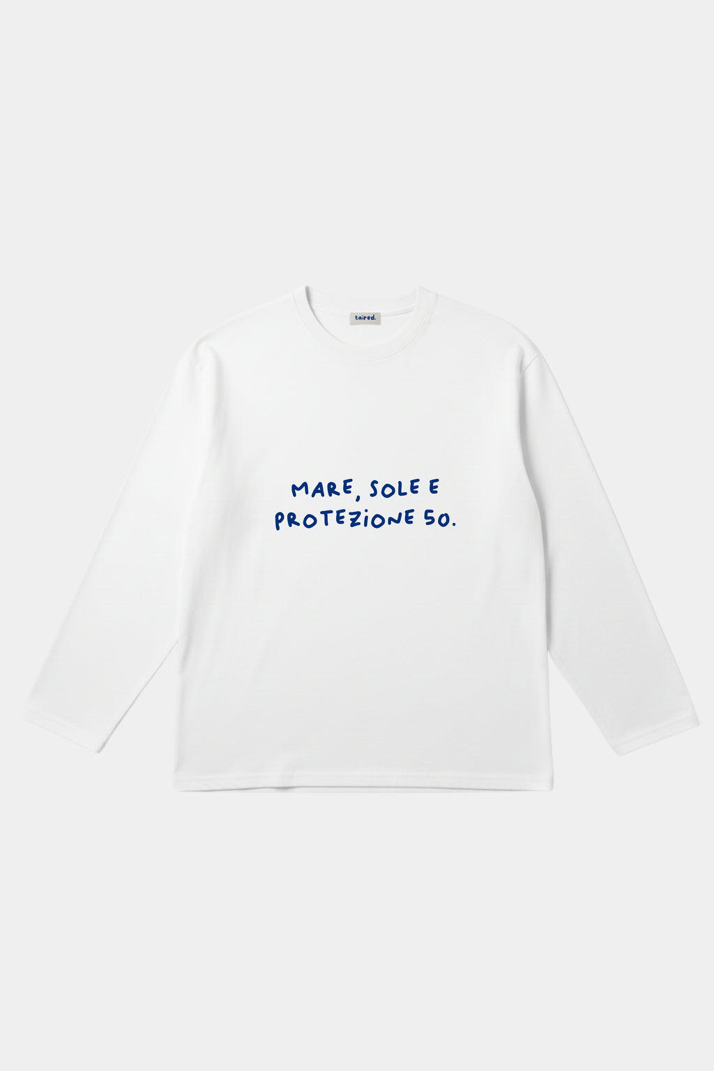 Longsleeve "Mare, sole e protezione 50"