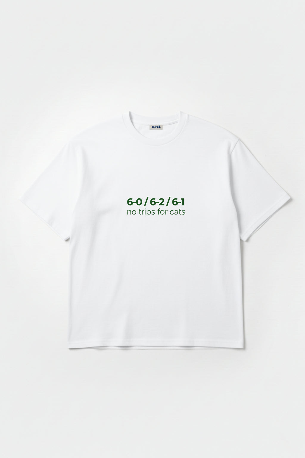 T-shirt "No trips for cats"