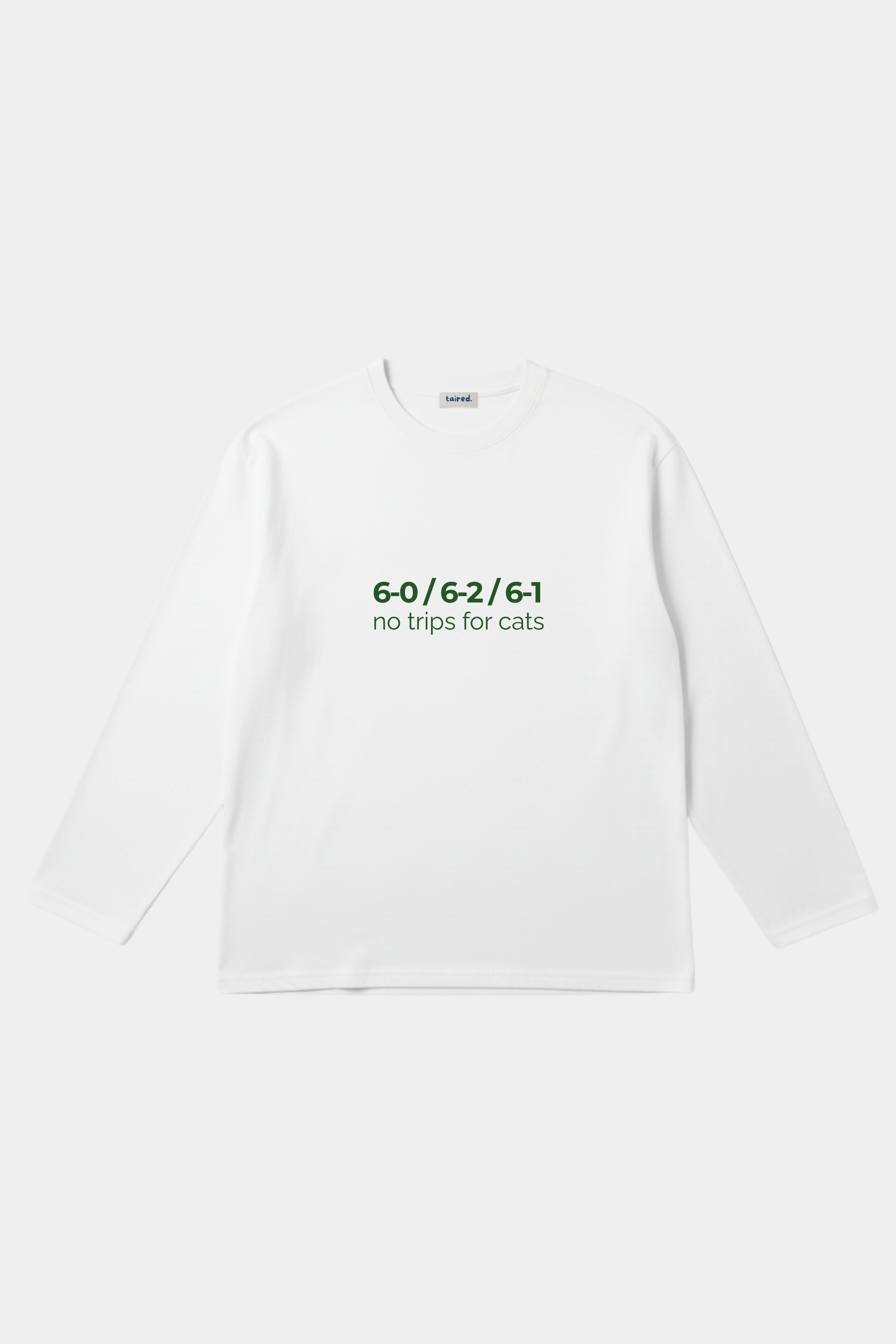 Longsleeve "No trips for cats"