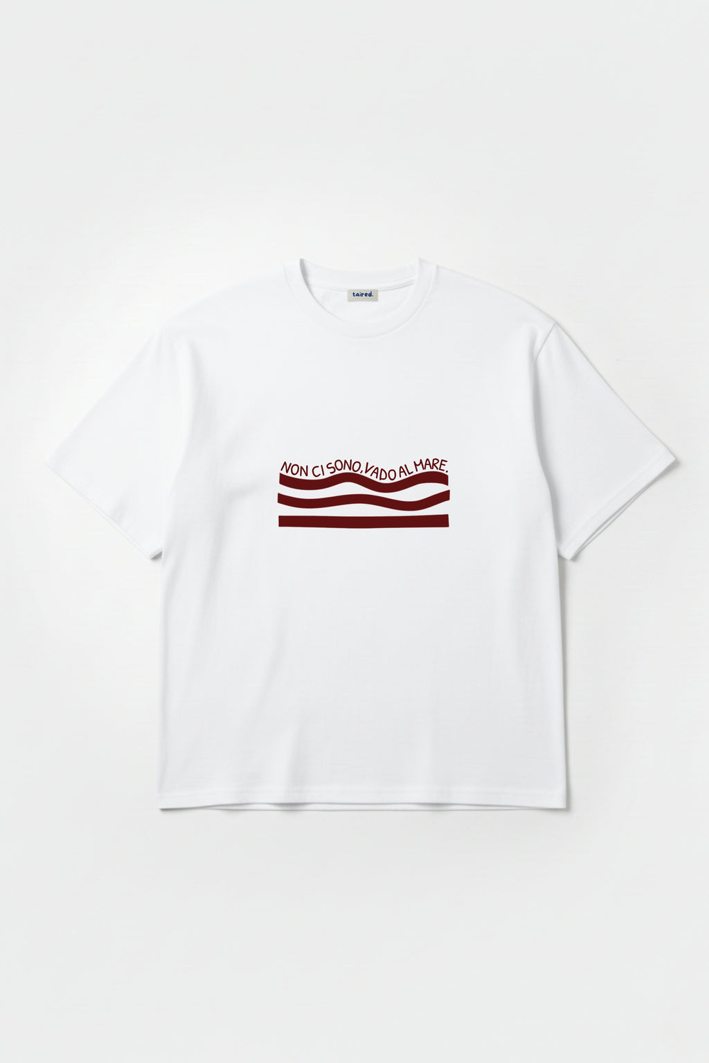 T-shirt "Non ci sono, vado al mare"