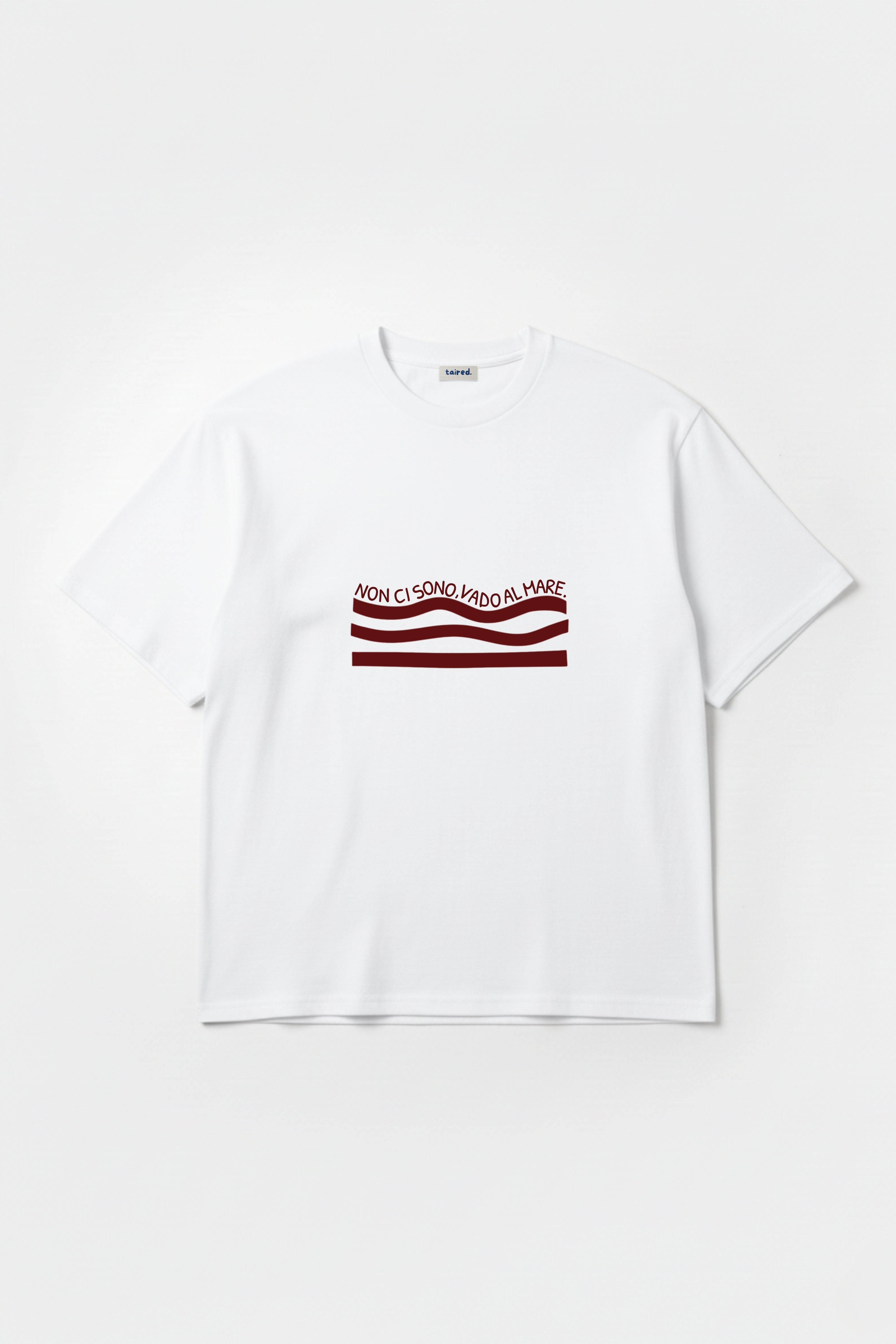 T-shirt "Non ci sono, vado al mare"