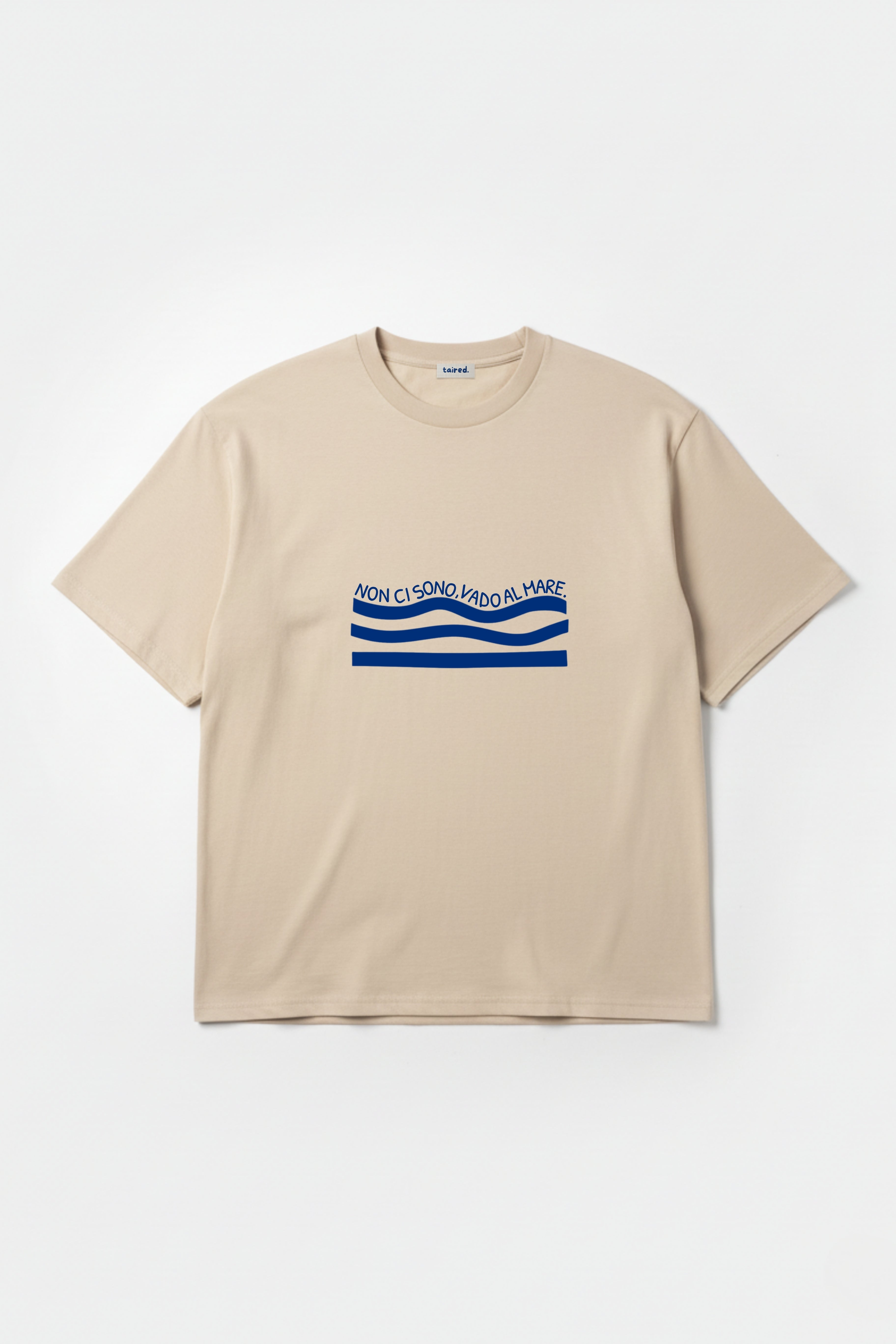 T-shirt "Non ci sono, vado al mare"