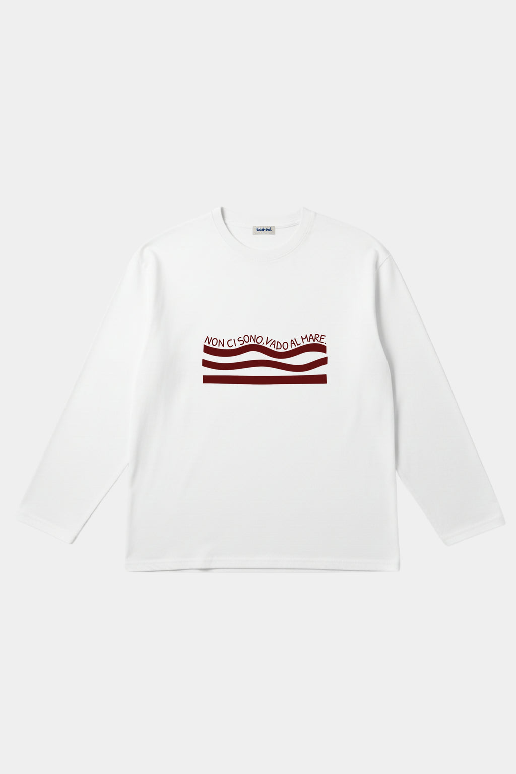 Longsleeve "Non ci sono, vado al mare"