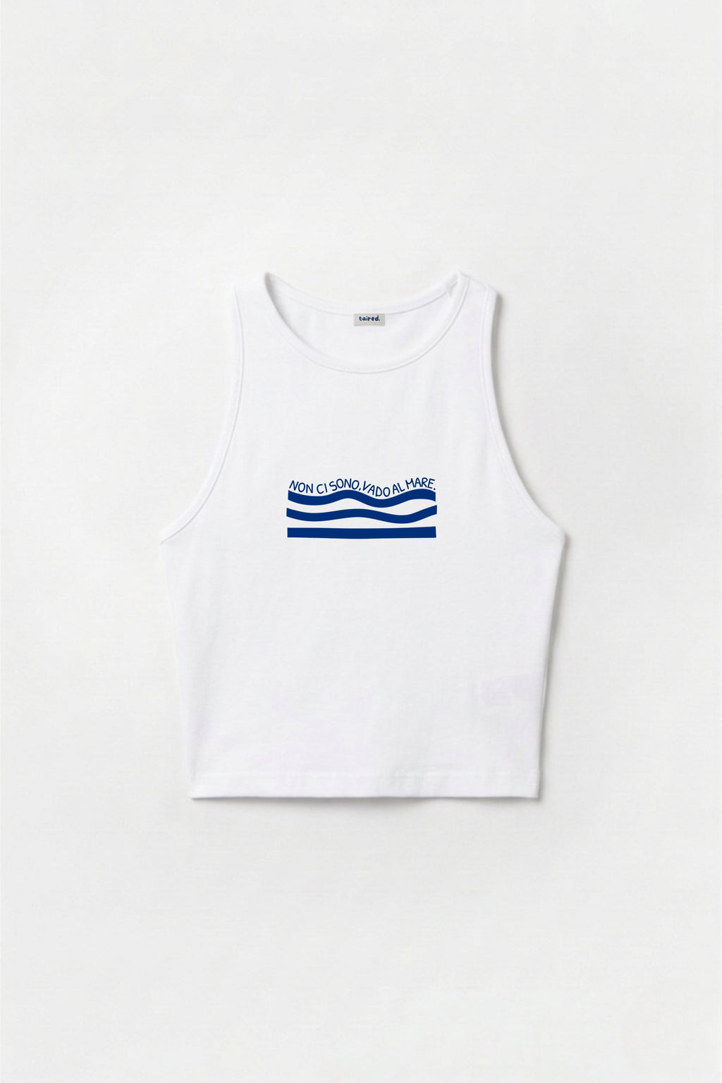 Crop Top "Non ci sono, vado al mare"