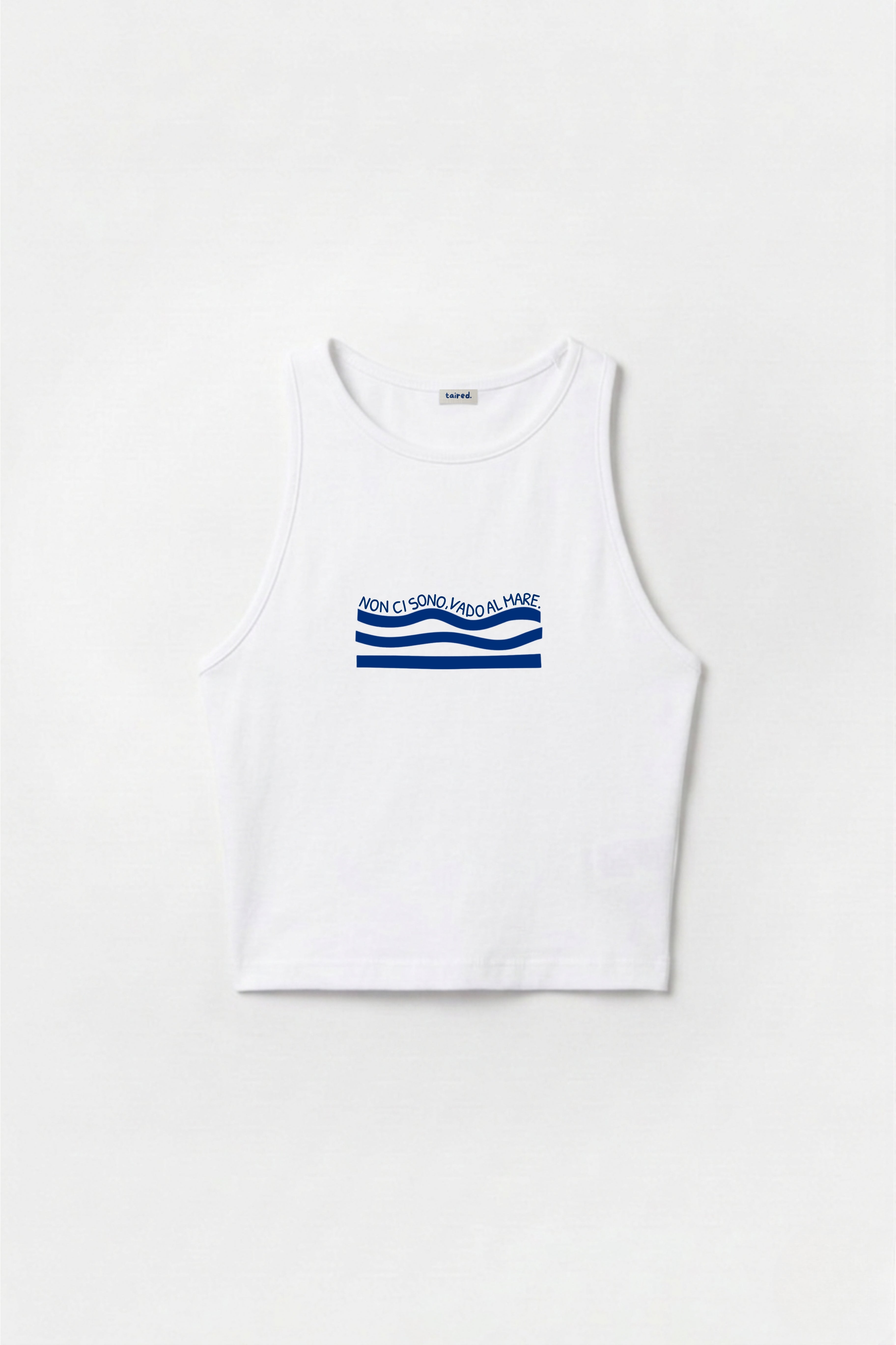 Crop Top "Non ci sono, vado al mare"