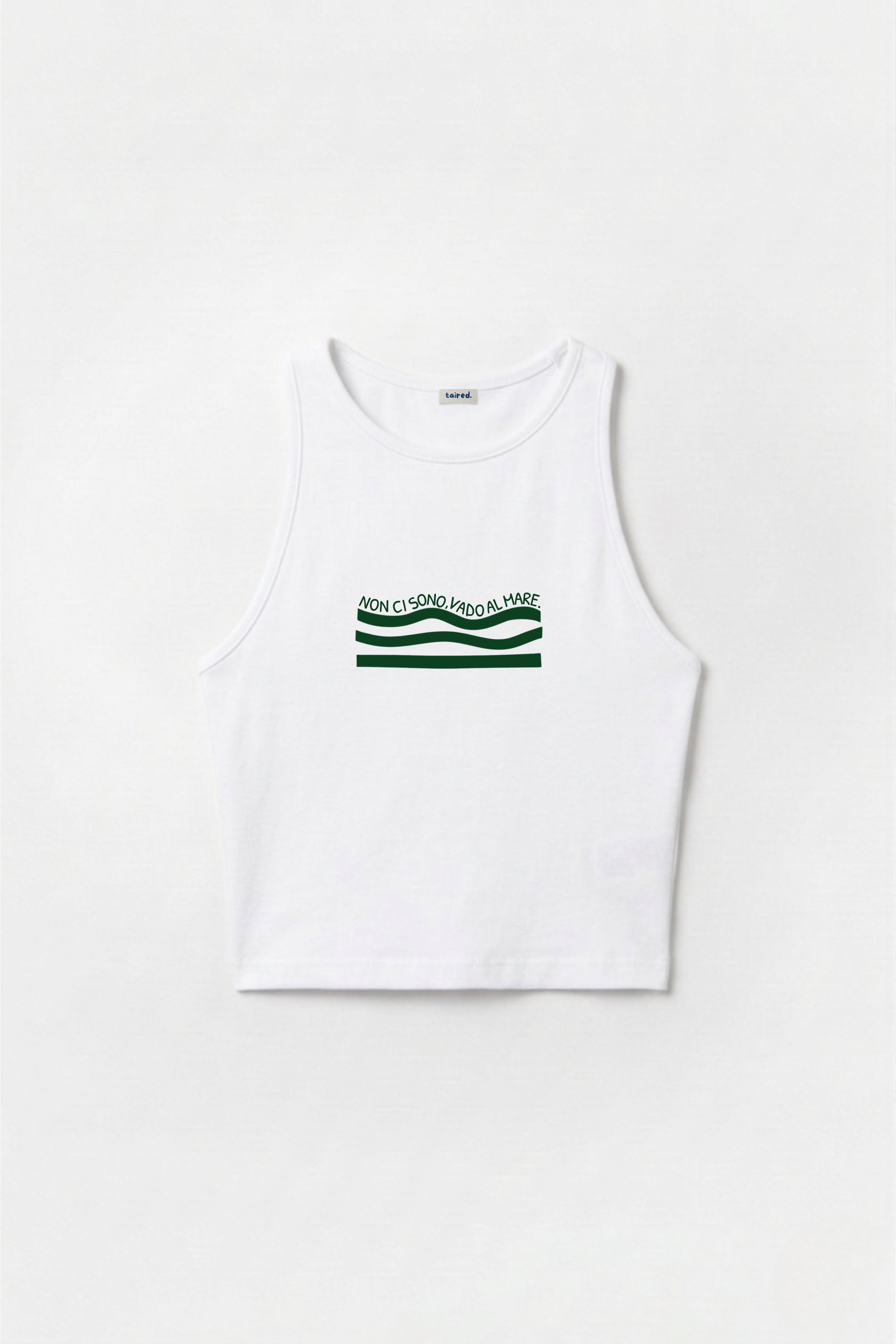 Crop Top "Non ci sono, vado al mare"