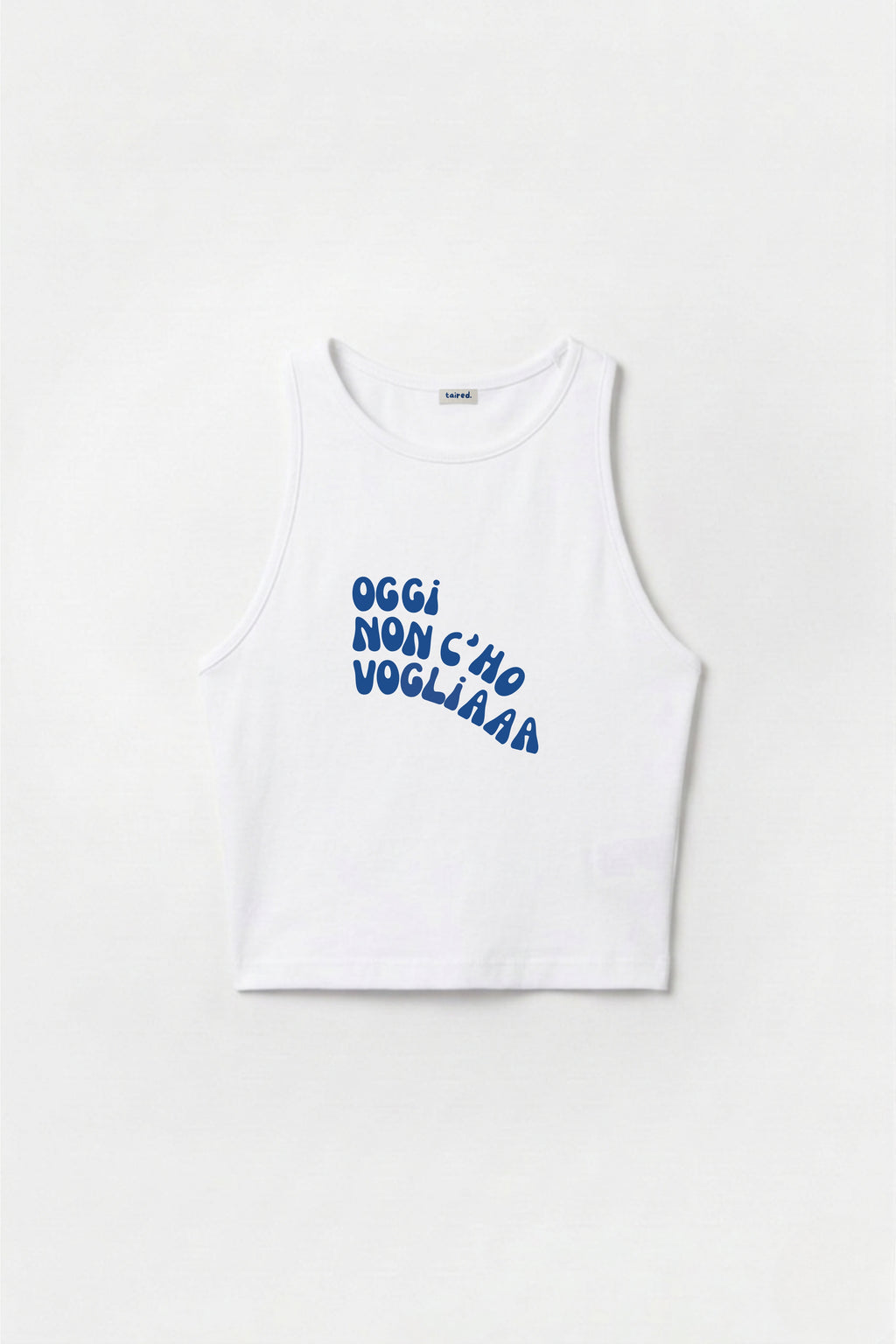 Crop Top "Oggi non c'ho voglia"