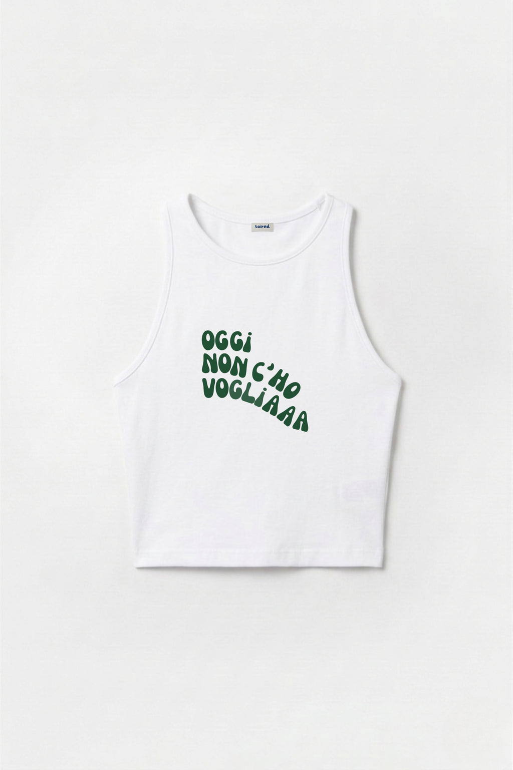 Crop Top "Oggi non c'ho voglia"