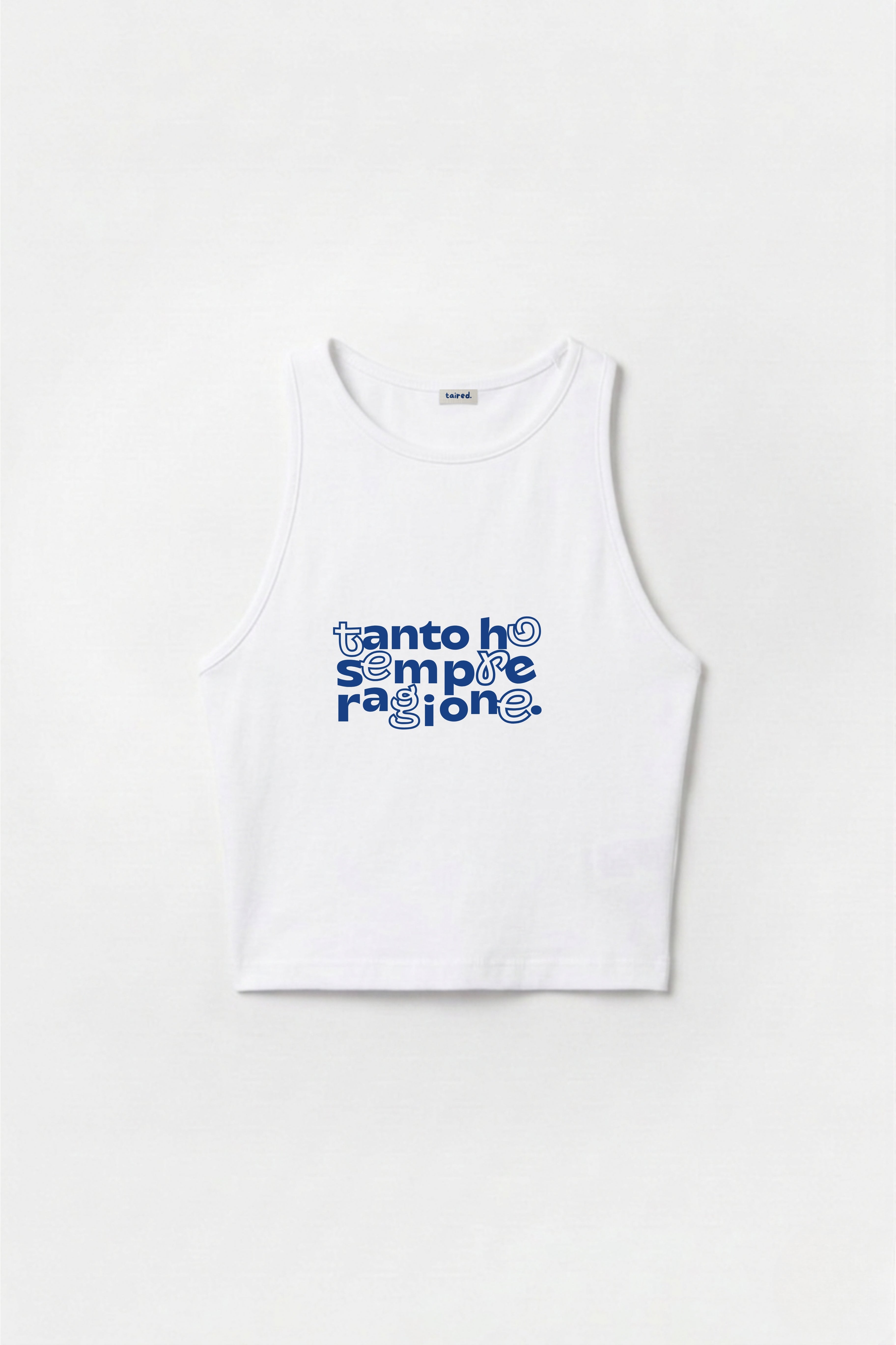 Crop Top "Tanto ho sempre ragione"