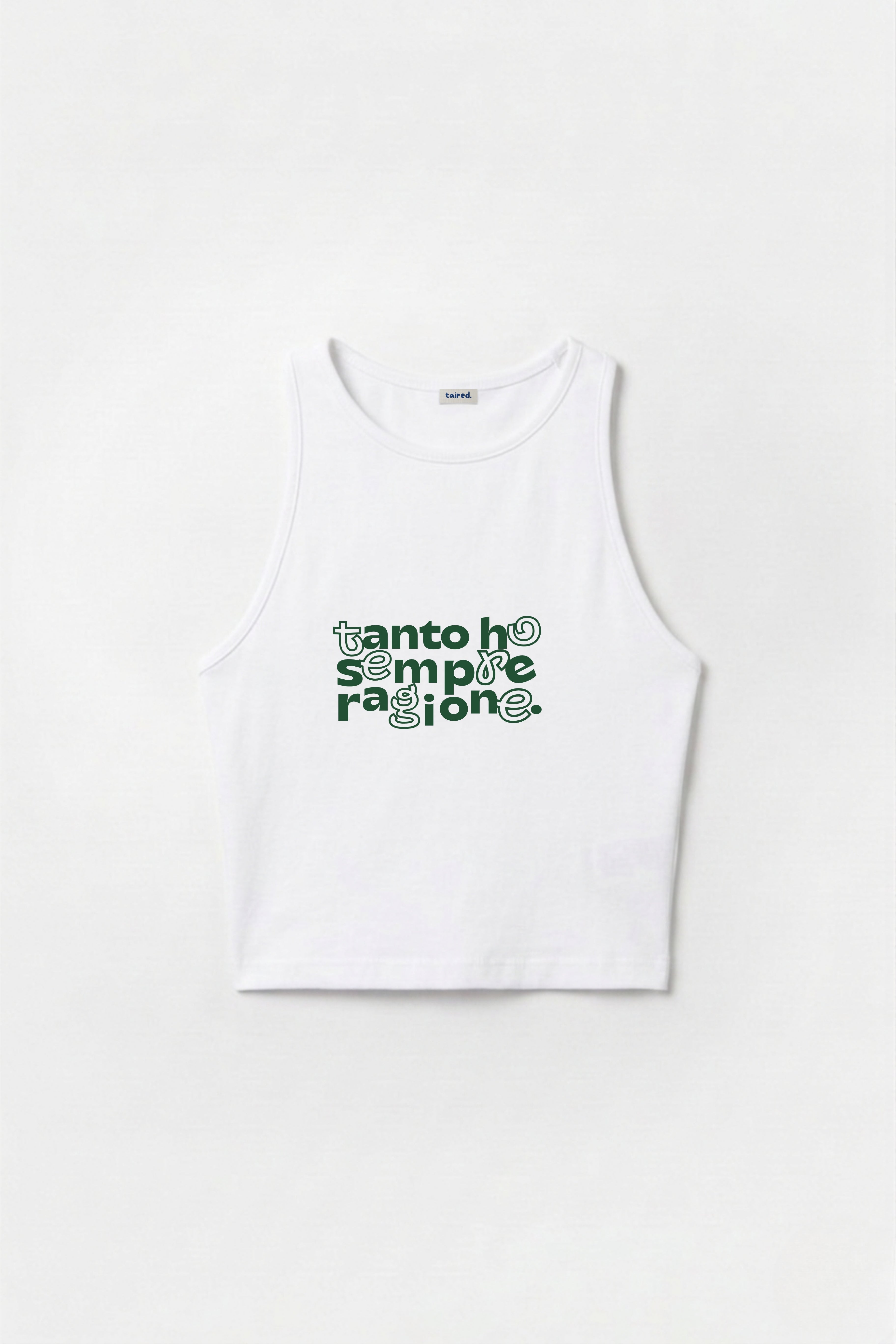 Crop Top "Tanto ho sempre ragione"