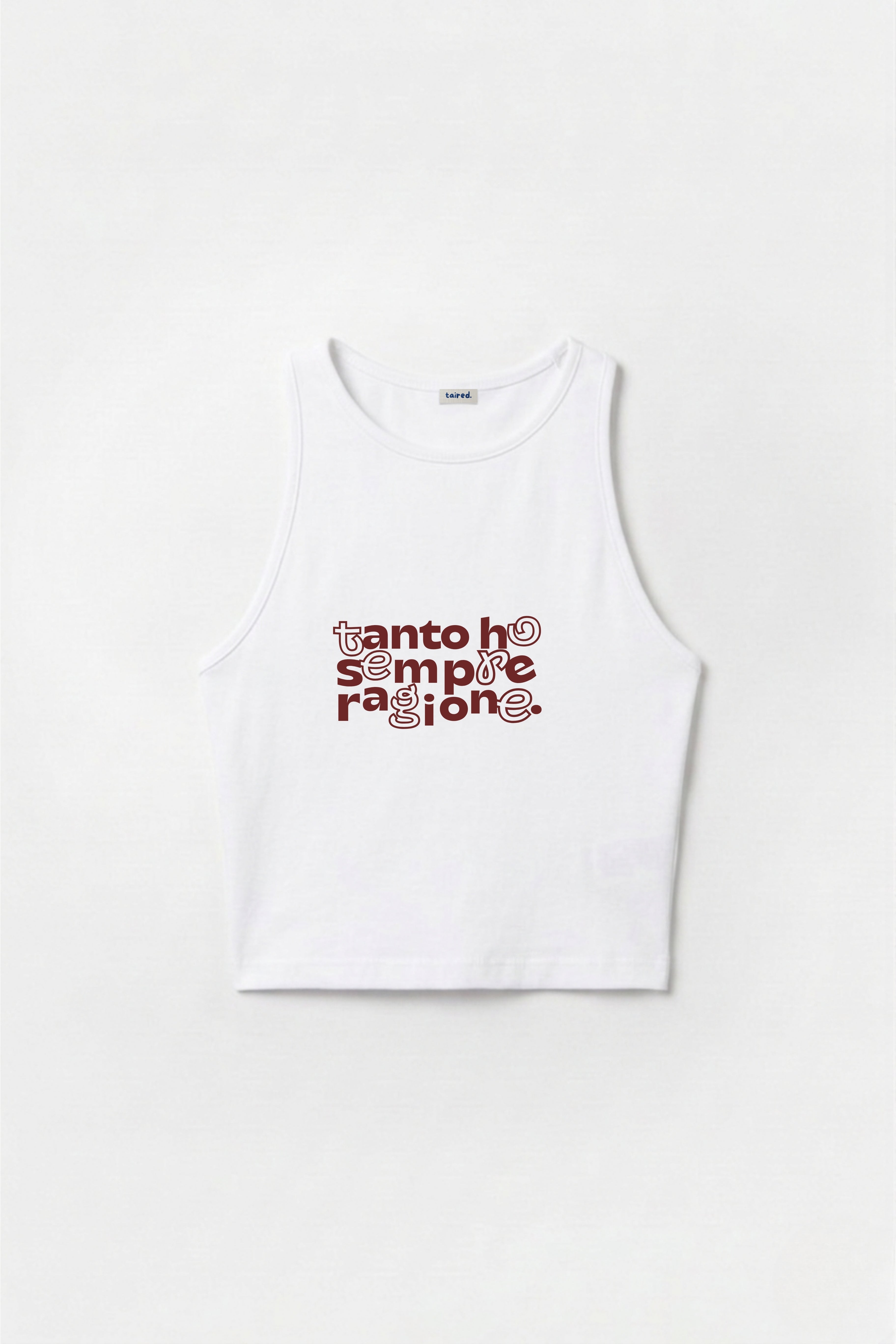 Crop Top "Tanto ho sempre ragione"