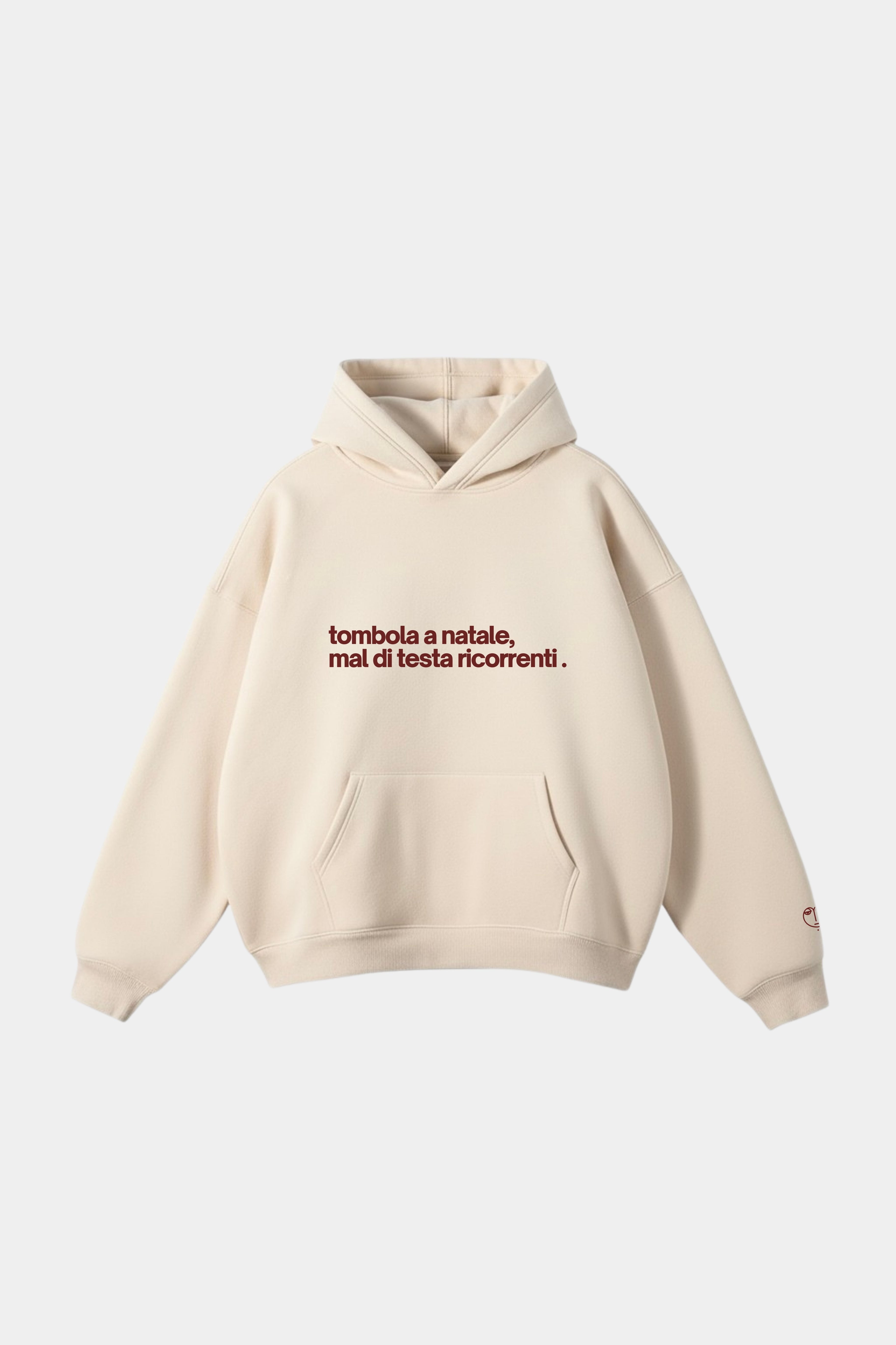 Hoodie "Tombola a natale, mal di testa ricorrenti"