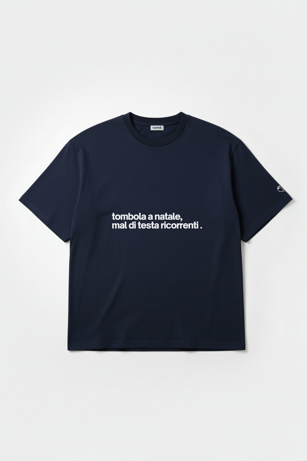 T-shirt "Tombola a natale, mal di testa ricorrenti"