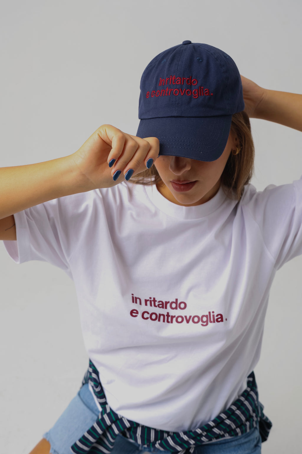 T-shirt "In ritardo e controvoglia"