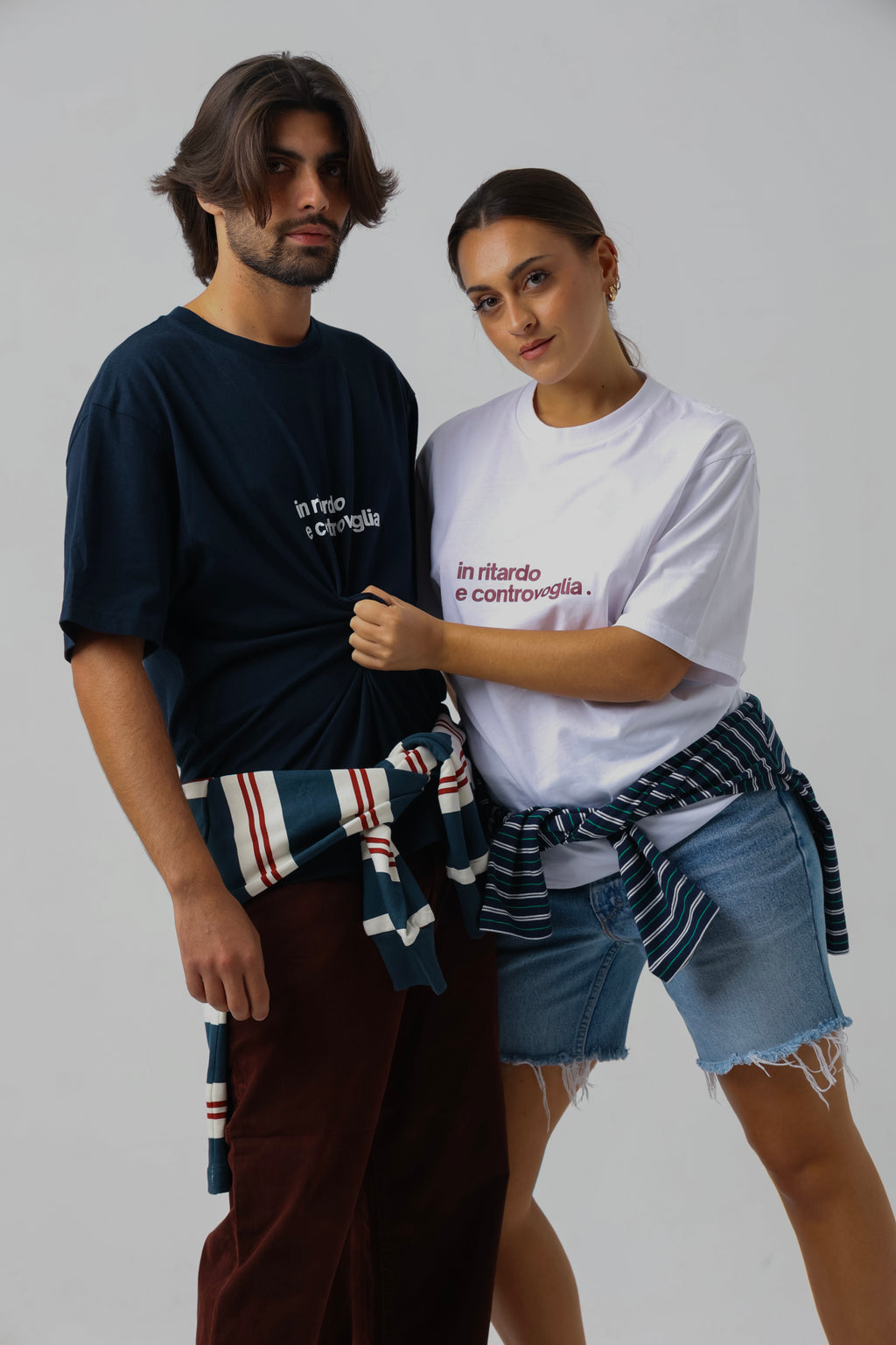 T-shirt "In ritardo e controvoglia"