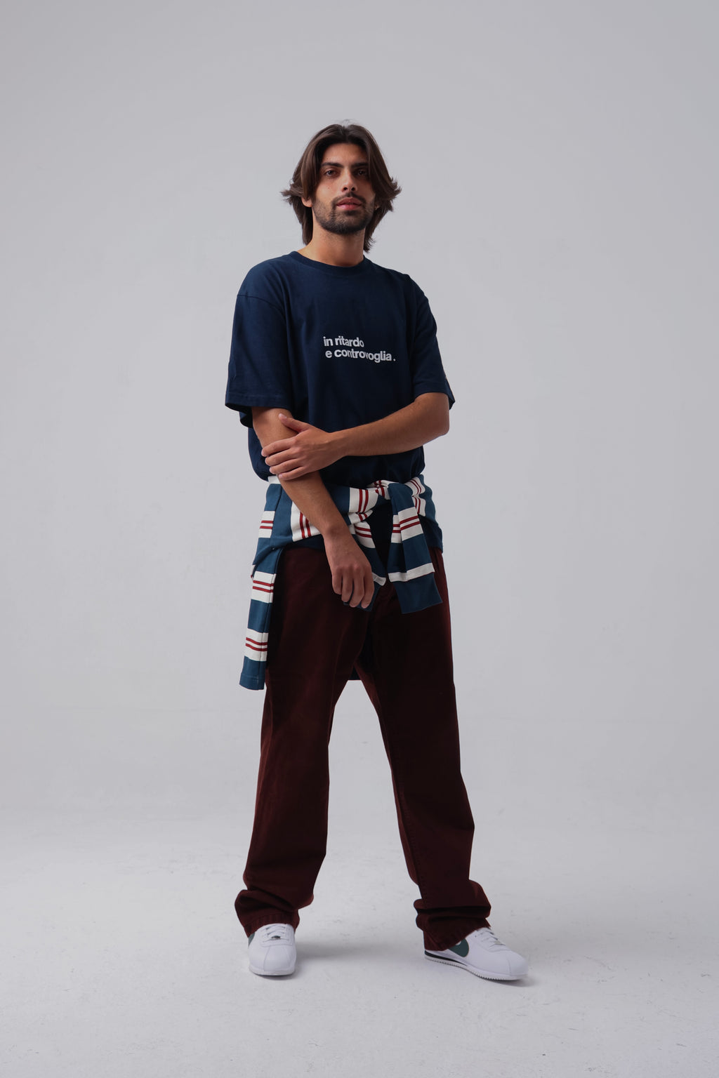 T-shirt "In ritardo e controvoglia"